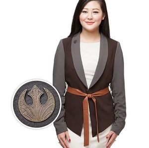 NWT Star Wars Rey peplum blazer